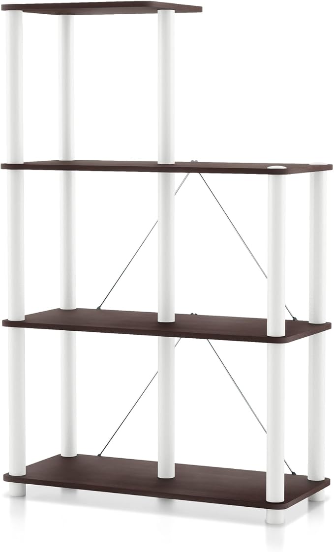 Homes: Inside + Out Apexa Modern 5-Cube Ladder Shelving Units, Collectibles by HOMESInsideOut