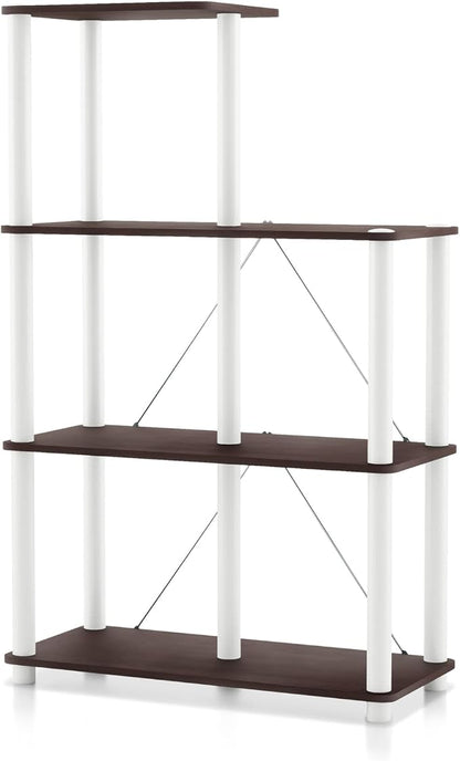 Homes: Inside + Out Apexa Modern 5-Cube Ladder Shelving Units, Collectibles by HOMESInsideOut