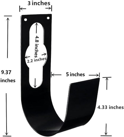 Garden Hose Hanger Wall Mount Heavy Duty Hose Holder Hook - Image 2