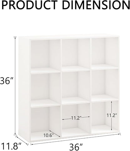 Wooden 9 Cube Storage Organizer - Image 2