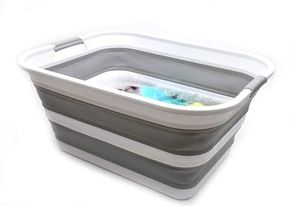 SAMMART 42L Collapsible Plastic Laundry Basket - Image 5