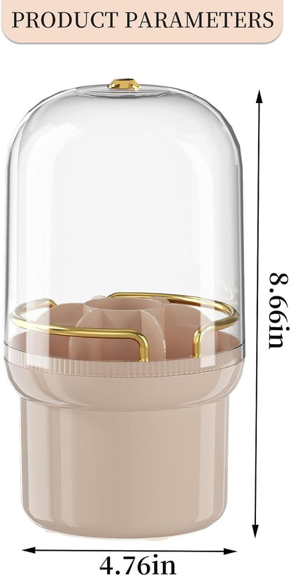 THE LIMIT 360 Degree Rotating Makeup Organizer Box, Dustproof Waterproof - Image 3