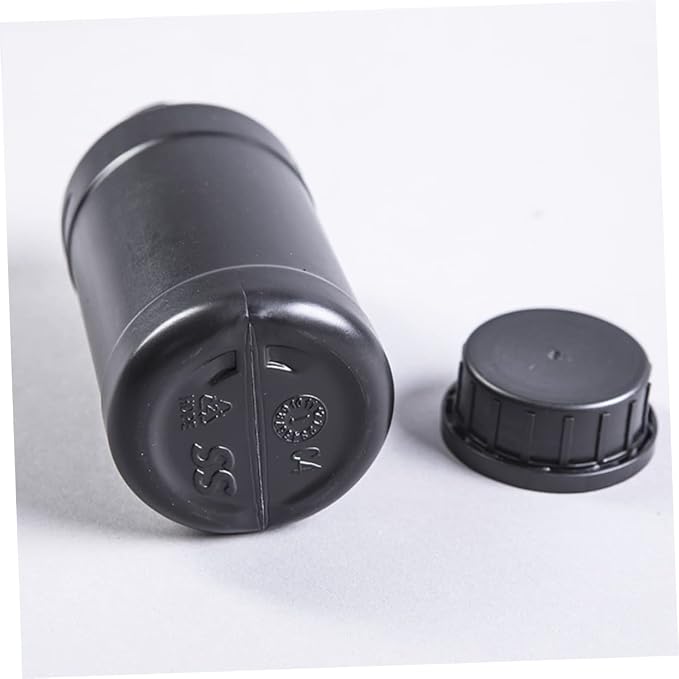 4pcs Black Plastic Chemical Bottles Hdpe Light-blocking Storage Containers - Image 3