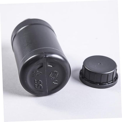4pcs Black Plastic Chemical Bottles Hdpe Light-blocking Storage Containers - Image 3