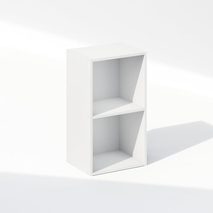 Furinno Reed Closet Organizers and Storage, 2-Tier Closet Organizer, Open Shelf - Image 3