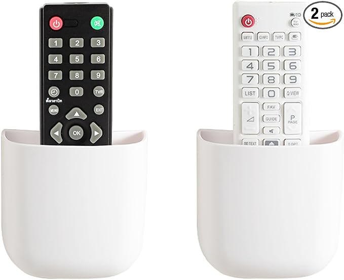 SUNFICON Remote Holder Wall Mount TV FAN Remote Control Holder Bedside Caddy by SUNFICON