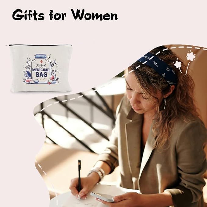 YangQian Medicine Bag Pouch for Women Nurse Practitioner Doctor Patient - Image 4