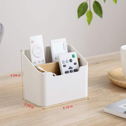 Poeland Remote Control Holder Desk Storage Organizer Box Container - Image 3