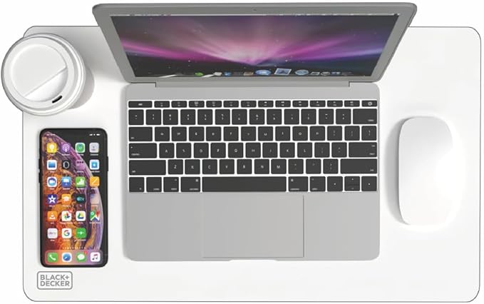 BLACK+DECKER Small Travel Desk Mat, Office Desk Pad, Computer Mat, Laptop Pad by Unknown