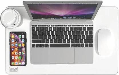 BLACK+DECKER Small Travel Desk Mat, Office Desk Pad, Computer Mat, Laptop Pad by Unknown