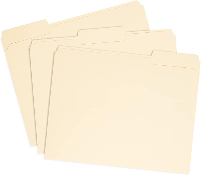 100 Blue Summit Supplies Heavy Duty File Folders Letter Size - Image 8