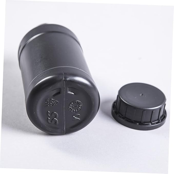 ULTECHNOVO 6pcs Black Hdpe Engineering Storage Bottles Acidproof Lightweight - Image 8