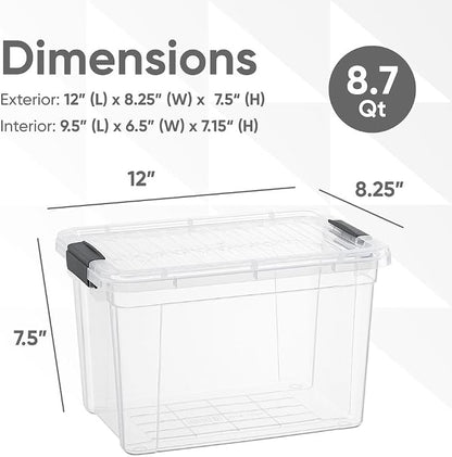 Superio Clear Storage Boxes - Image 2