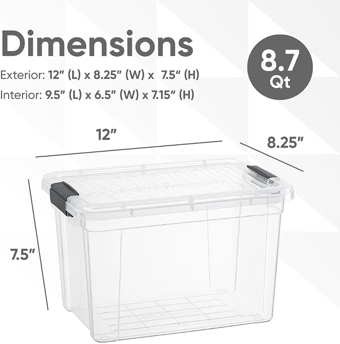 Superio X-Deep Clear Storage Container - Image 2