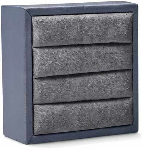 Oirlv Premium Leather Ring Display Stand Small Ring Tray Showcase Jewelry - Image 9