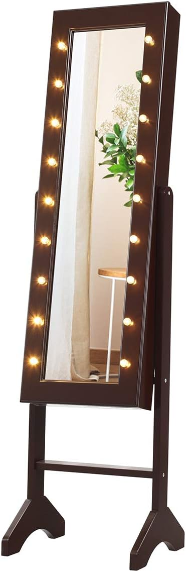 Giantex Standing Jewelry Armoire - Image 8