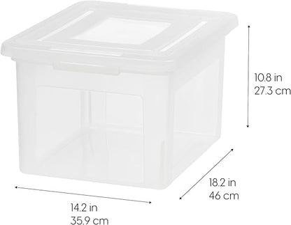 IRIS USA 35 Qt. Letter/Legal File Box - Image 2
