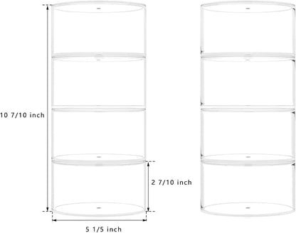 NIUBEE Belt Organizer, Acrylic 8 Layers Belt Case Storage Holder and Display - Image 7