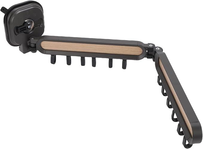 Pissente Wall Mounted Clothes Drying Rack, Aluminum Alloy Foldable Hanger Rack - Image 4