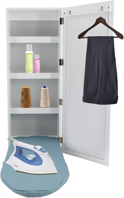 Wall Mounted Ironing Board Cabinet, Foldable Hanging Ironing Board - Image 3