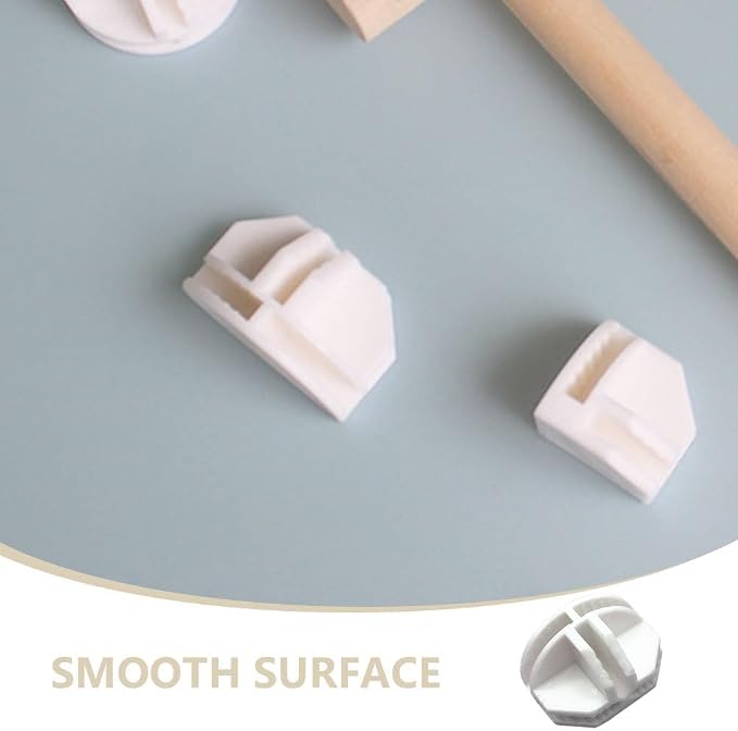 ARTIBETTER Semi-Circle Plastic Cube Connectors 50 Pieces - Image 2