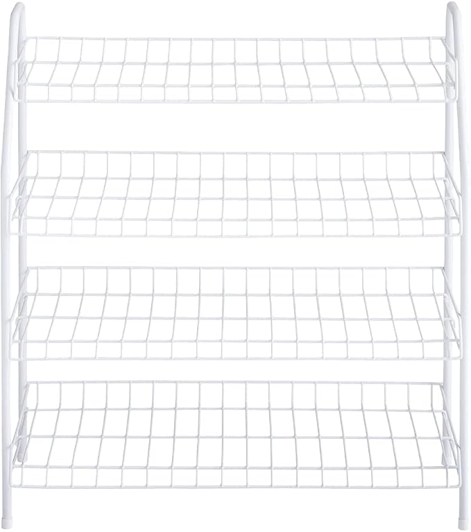 Rubbermaid 4-Tier Wire Shoe Rack, Simple Assemble, Storage Shelf - Image 4