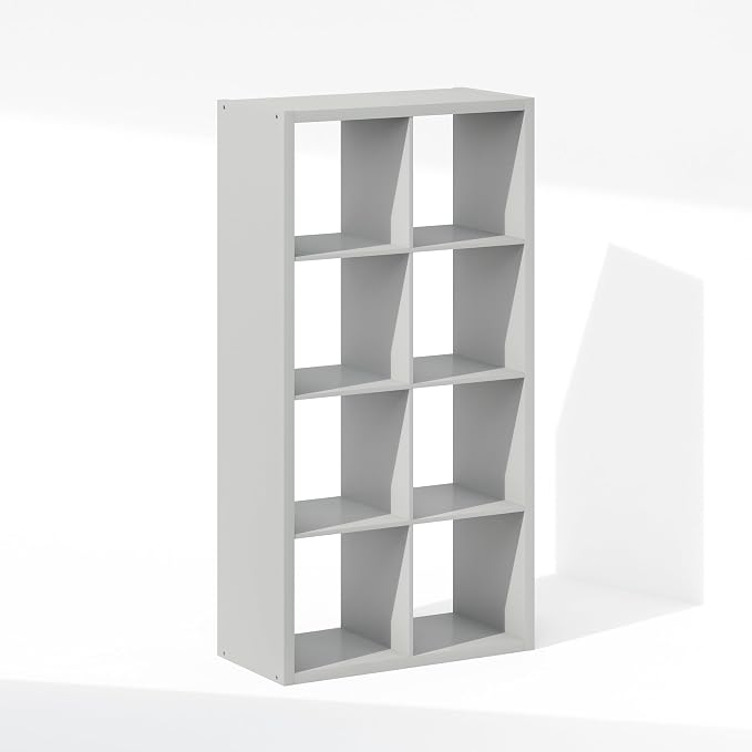 Furinno Cubic Closet Organizers and Storage, 8-Cube Closet Organizer, Open - Image 7