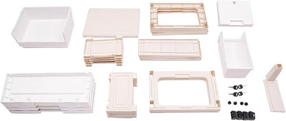 6-Drawer Plastic Dresser Organizer Lockable Storage Cabinet | Hold up to 66.13 - Image 7