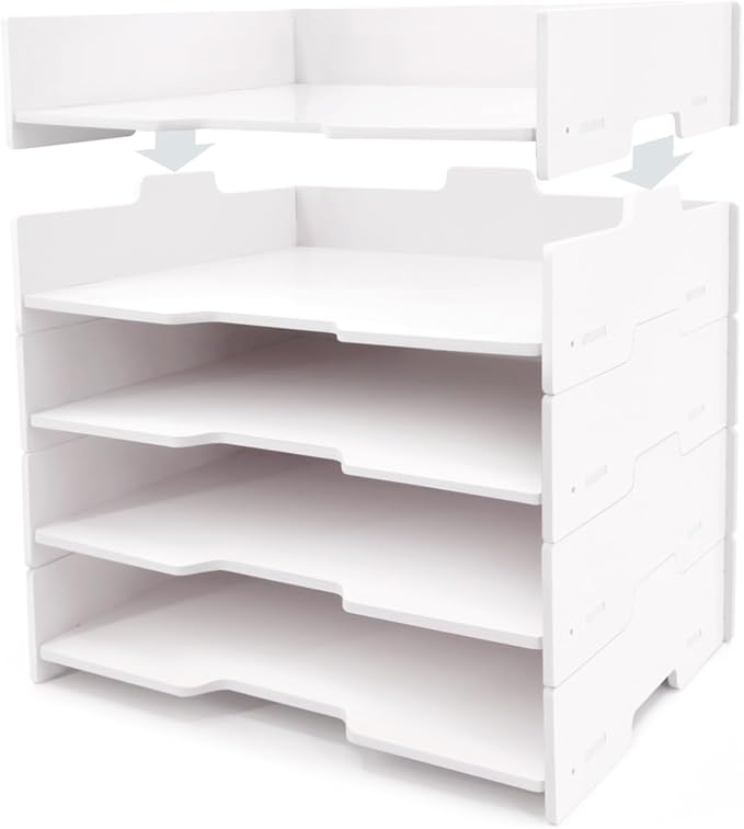 SONGWAY 5-Tier Stackable Paper Tray by SONGWAY