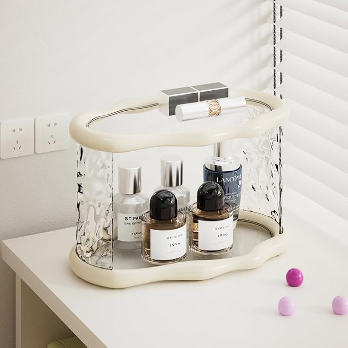 Bathroom Countertop Organizer, 2 Tier Bathroom Organizer and Storage, Acrylic by FFK