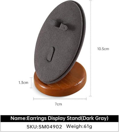Ring Holder, Small Jewelry Stand, Wooden Earring Holder, Premium Ring Display - Image 3