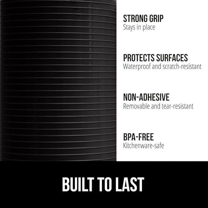 GORILLA GRIP DuraGuard Shelf Liner, 17.5x20 Non-Adhesive Cabinet Liners - Image 2