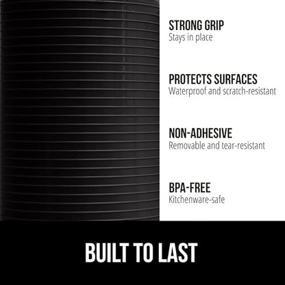 GORILLA GRIP DuraGuard Shelf Liner, 17.5x20 Non-Adhesive Cabinet Liners - Image 2