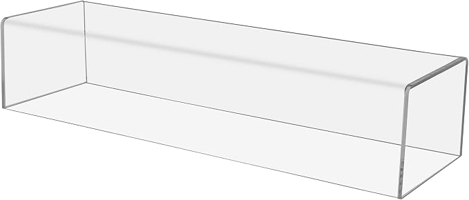 Marketing Holders Acrylic Retail Tray One Compartment Clear 15 Inch Wide x 4.5 - Image 5