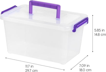 IRIS USA 5 Qt. Plastic Craft Storage Container Bins - Image 6