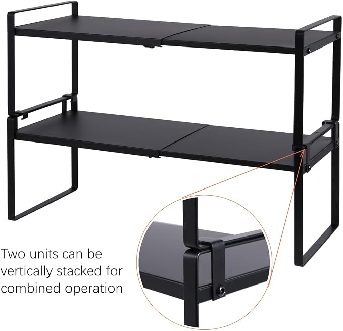 2-Pack Expandable Shelf Organizer - Image 3