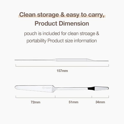 Foundation Spatula Made of Stainless Steel | Professional Makeup Spatula - Image 6