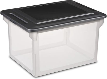 Document Storage Box Clear Body by Unknown