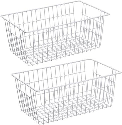 Slideep Freezer Baskets Farmhouse Organizer Storage Basket - Image 2