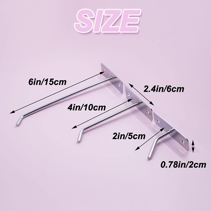30pcs Wall Mounted Heavy Duty Metal Single Hooks Home Storage Organizer Hanger - Image 2