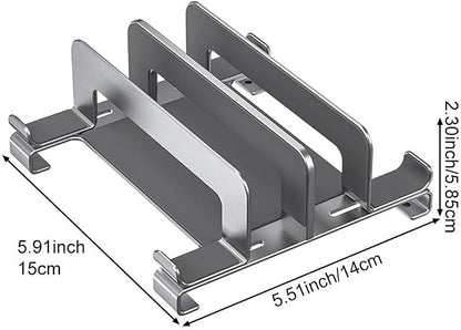 Vertical Laptop Stand Holder, Compatible Desktop Laptop Holder, Adjustable - Image 3