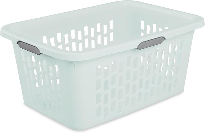 Sterilite Laundry Basket, Plastic Clothes Hamper, Large Rectangle Bin - Image 7