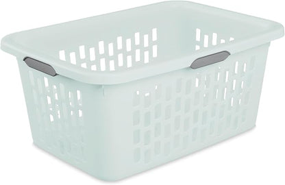 Sterilite Laundry Basket, Plastic Clothes Hamper, Large Rectangle Bin - Image 7