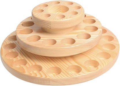 Hapivida Wooden Essential Oil Display Stand, 3-Tier 39 Slots Essential Oil by Hapivida