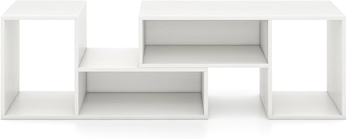 LDAILY L-Shaped TV Stand, TV Entertainment Center - Image 9