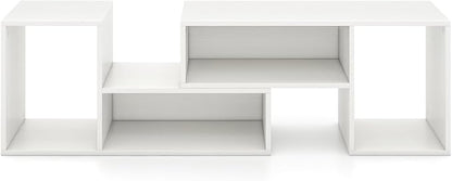 LDAILY L-Shaped TV Stand, TV Entertainment Center - Image 9