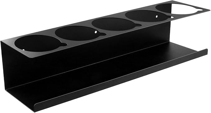 QWORK Spray Can Holder Organizer, Wall Mount Aerosol Rack - Image 2