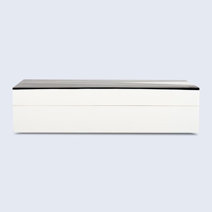 Handicrafts Home Black and White Decorative Storage Box - Image 4
