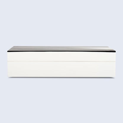Handicrafts Home Black and White Decorative Storage Box - Image 4