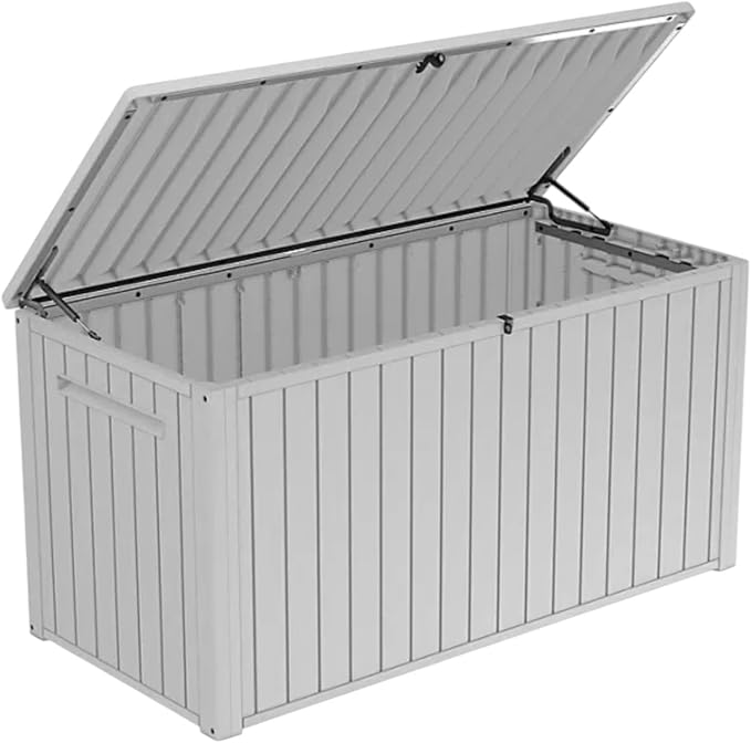 Outdoor Storage Box with Lockable Lid - Image 3